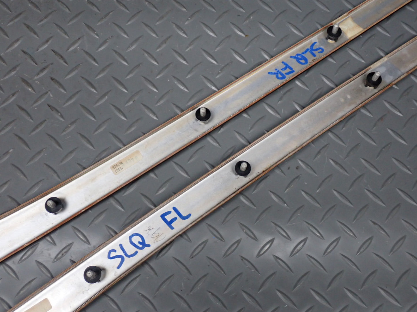 96-02 Mercedes R129 SL500 Set of 2 Left & Right Door Wood Trim Bezel Panel OEM