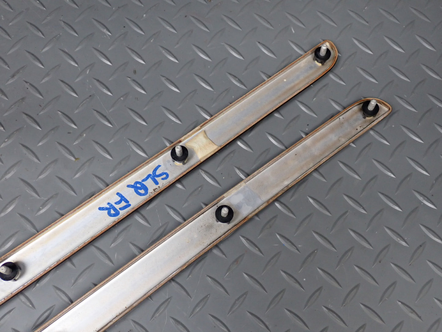 96-02 Mercedes R129 SL500 Set of 2 Left & Right Door Wood Trim Bezel Panel OEM