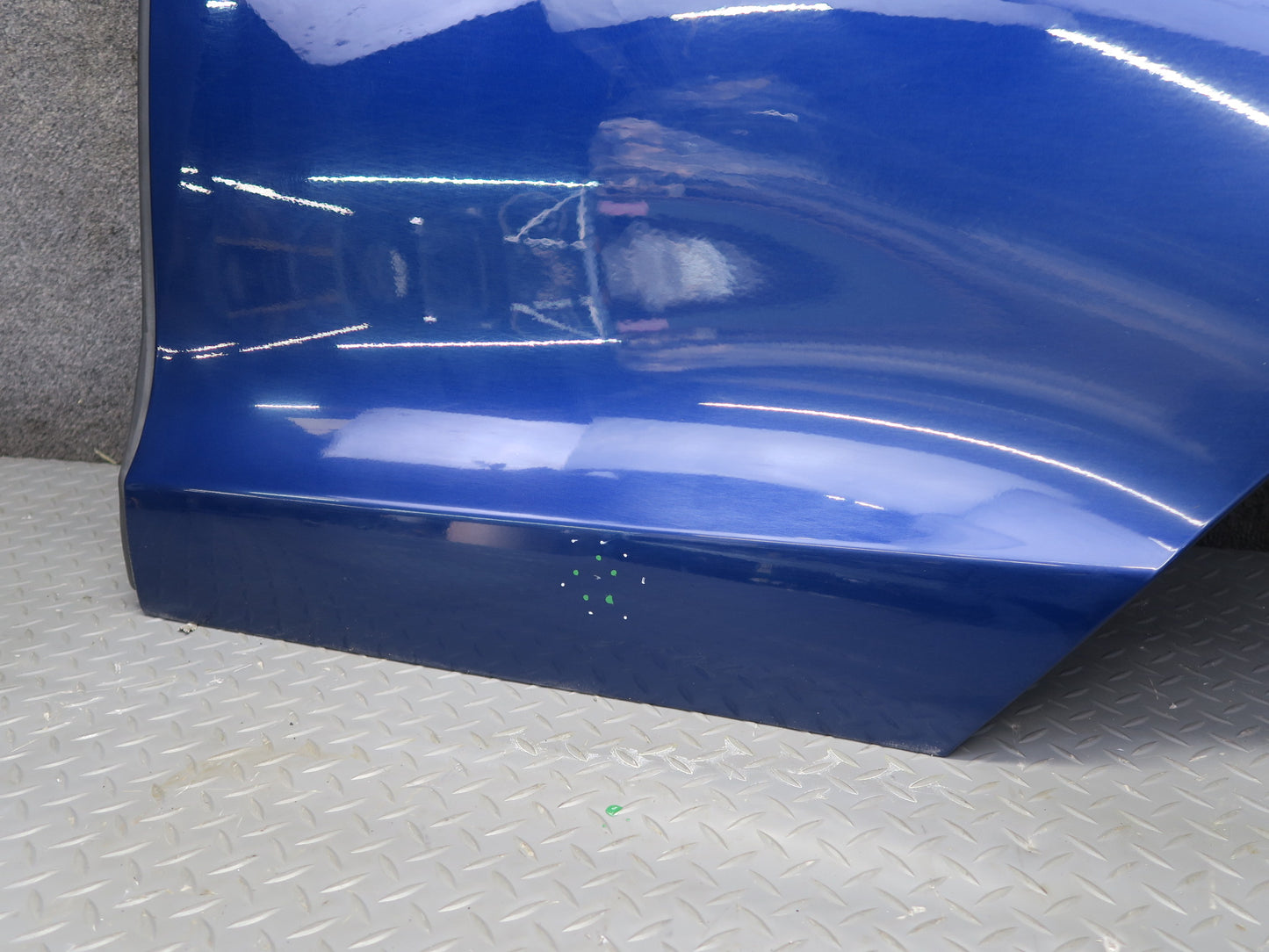 2016-2019 Tesla Model S 75D Rear Left Driver Side Door Shell Panel Blue