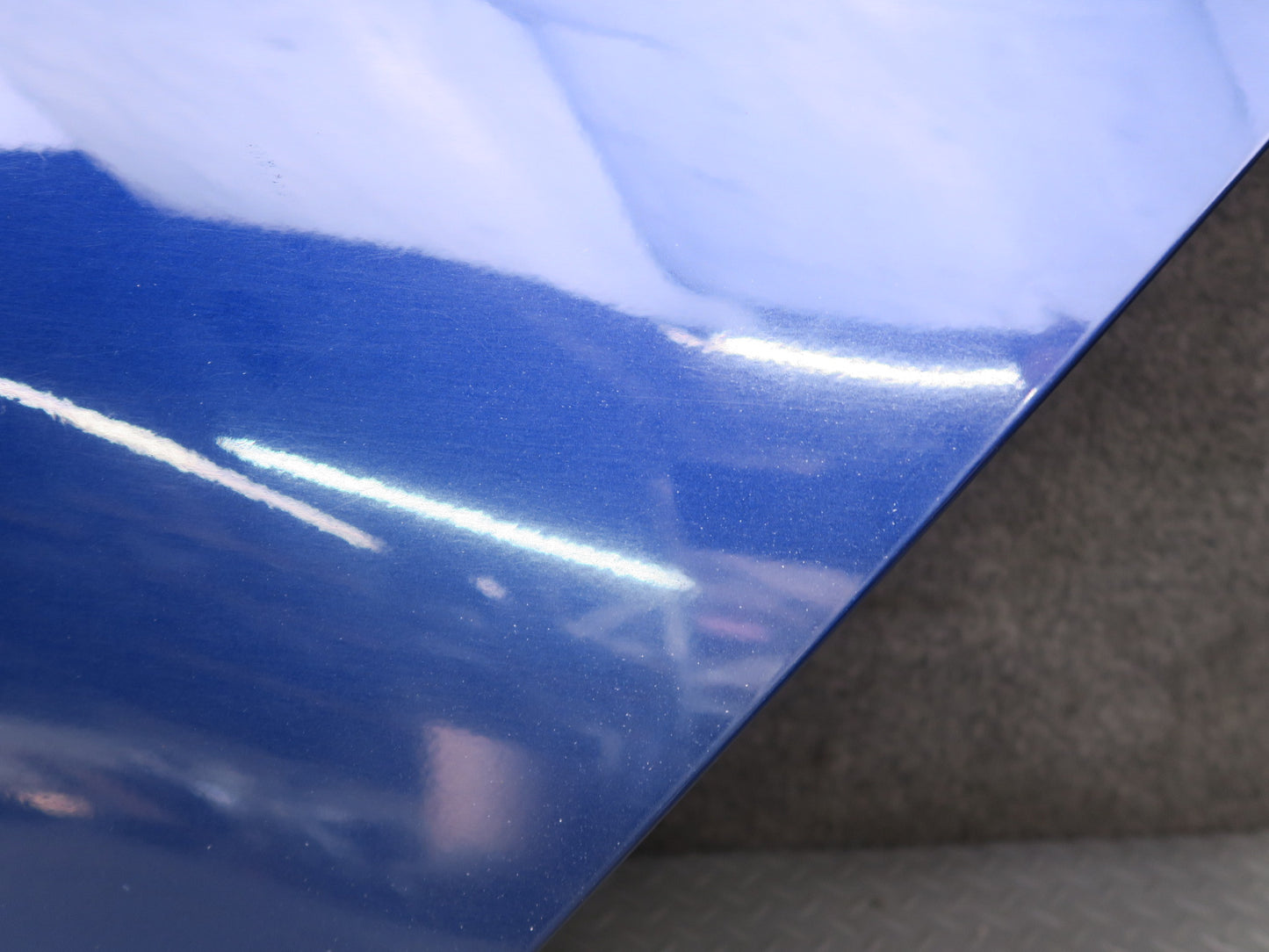 2016-2019 Tesla Model S 75D Rear Left Driver Side Door Shell Panel Blue