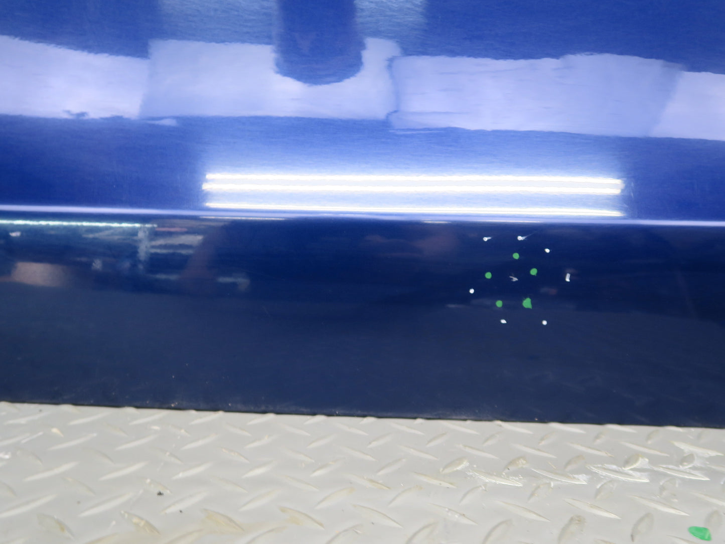 2016-2019 Tesla Model S 75D Rear Left Driver Side Door Shell Panel Blue
