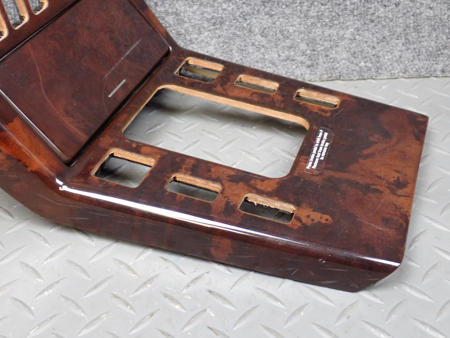 96-02 Mercedes R129 SL500 Center Console & Door Wood Trim Bezel Panel Set OEM