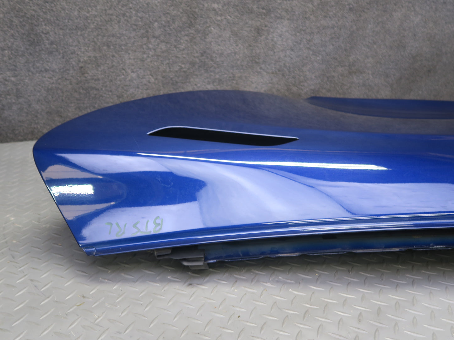 2016-2019 Tesla Model S 75D Rear Left Driver Side Door Shell Panel Blue