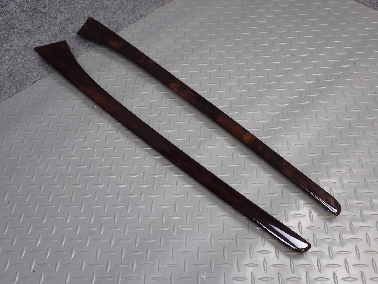 96-02 Mercedes R129 SL500 Center Console & Door Wood Trim Bezel Panel Set OEM