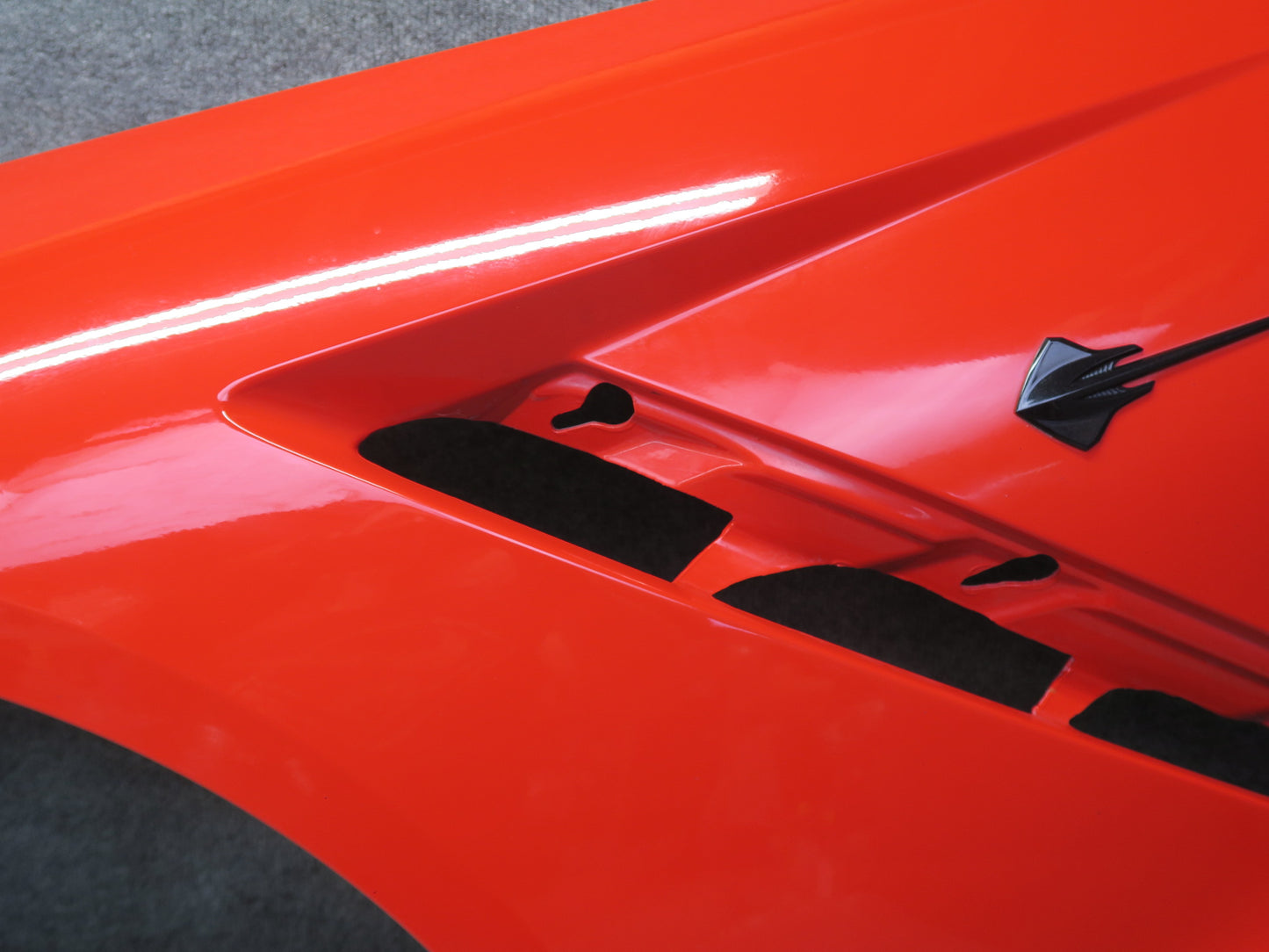 14-19 Chevrolet Corvette C7 Stingray Front Left Fender Shell Panel RED 49K OEM