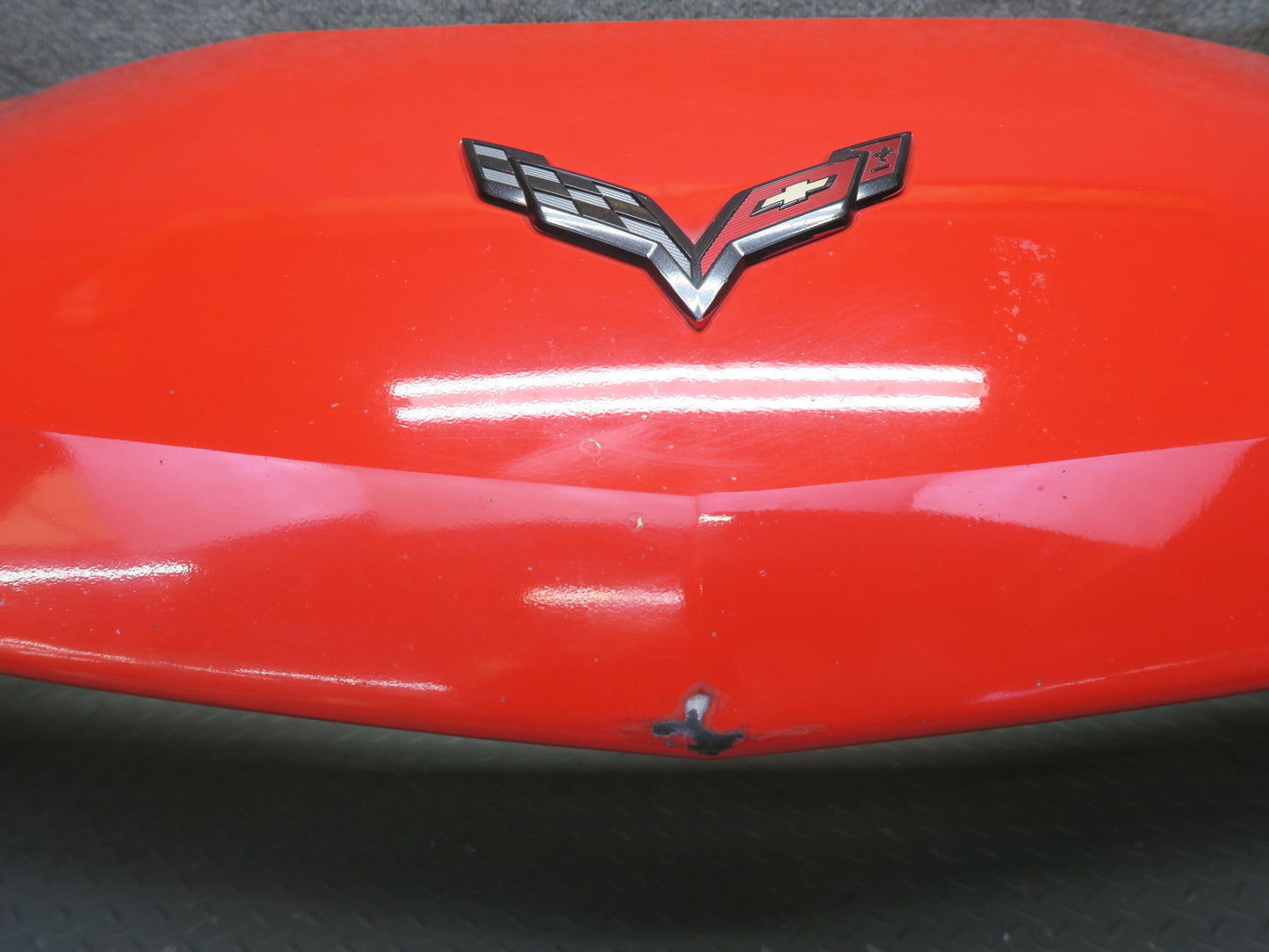 14-19 Chevrolet Corvette C7 Front Bumper Cover Torch RED 49K Miles OEM
