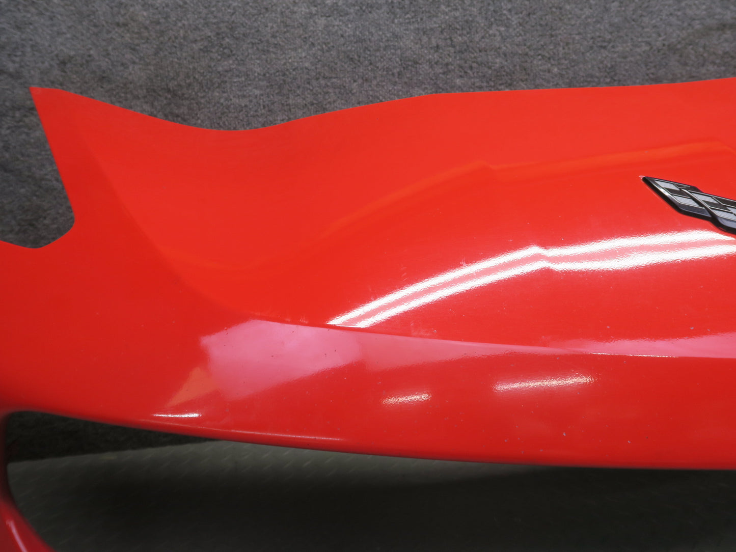 14-19 Chevrolet Corvette C7 Front Bumper Cover Torch RED 49K Miles OEM
