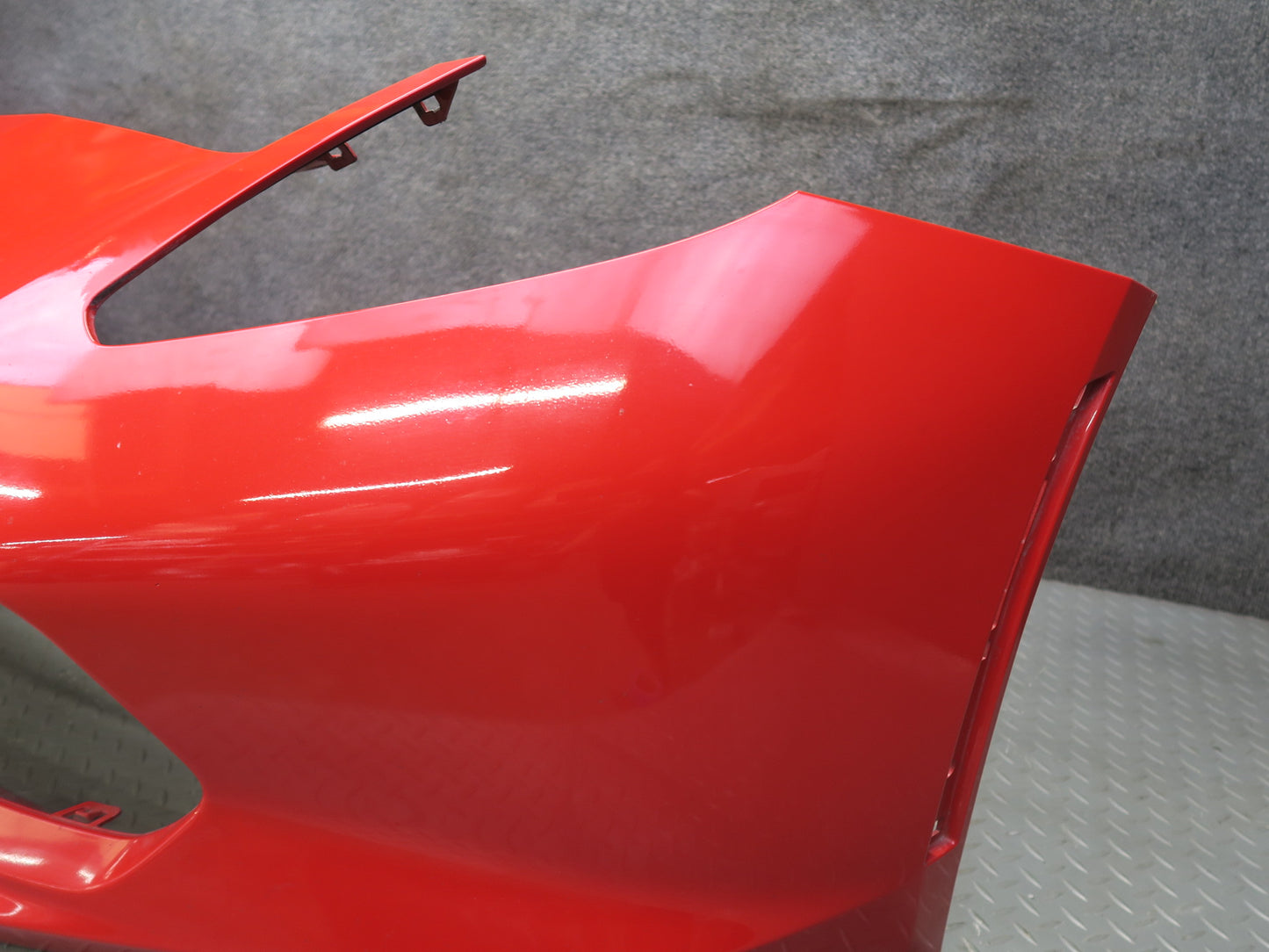 14-19 Chevrolet Corvette C7 Front Bumper Cover Torch RED 49K Miles OEM