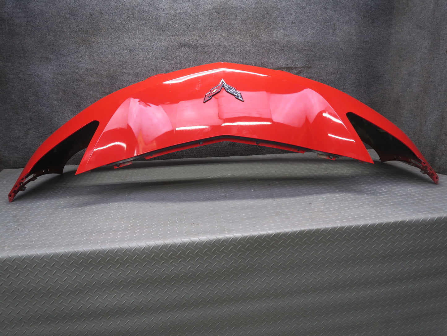 14-19 Chevrolet Corvette C7 Front Bumper Cover Torch RED 49K Miles OEM