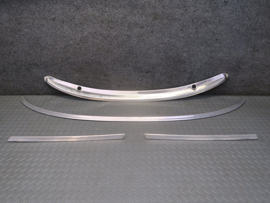 81-85 Mercedes R107 380SL Set of 4 Front Windshield Trim Chrome Molding OEM