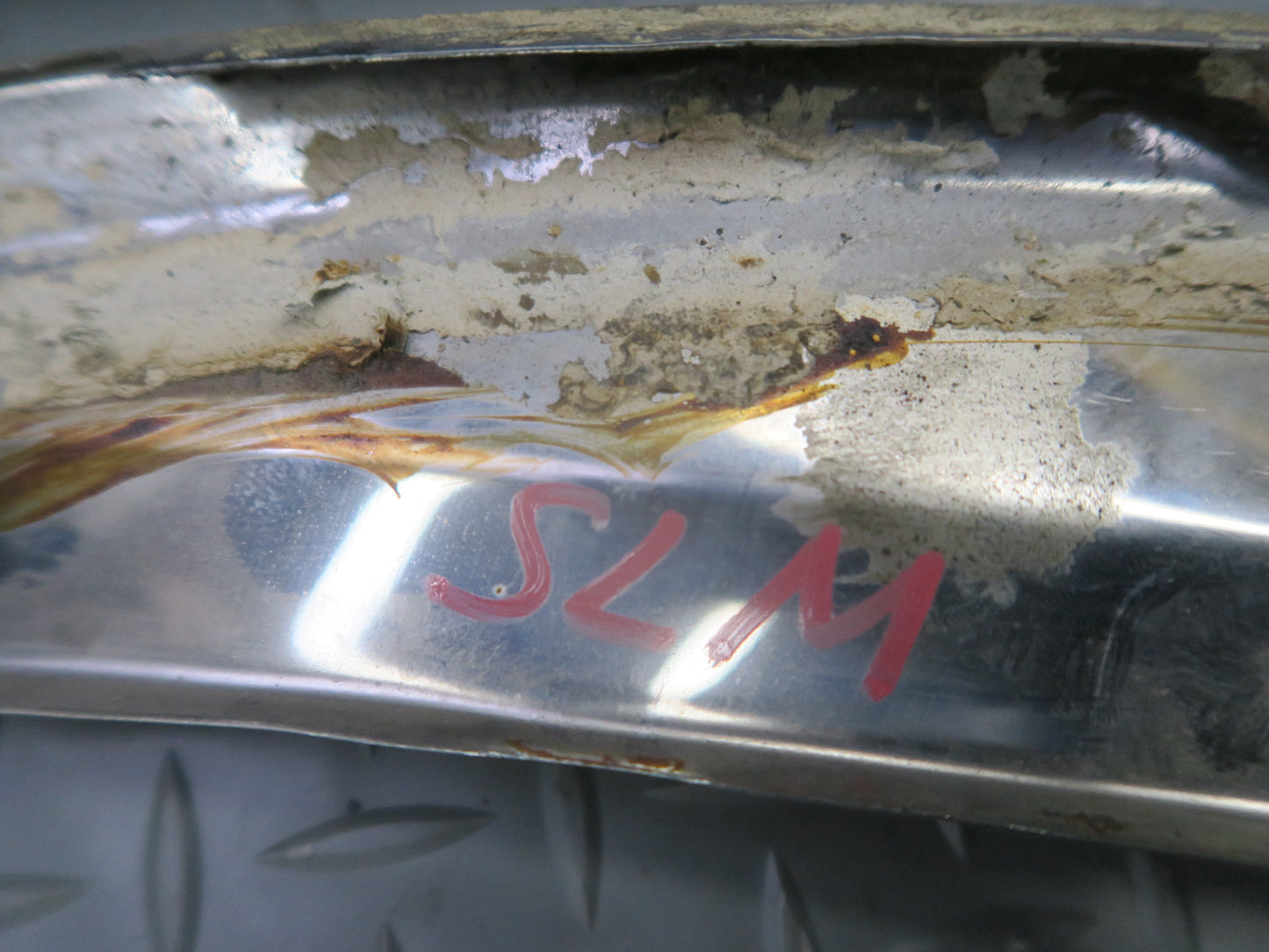 81-85 Mercedes R107 380SL Set of 4 Front Windshield Trim Chrome Molding OEM