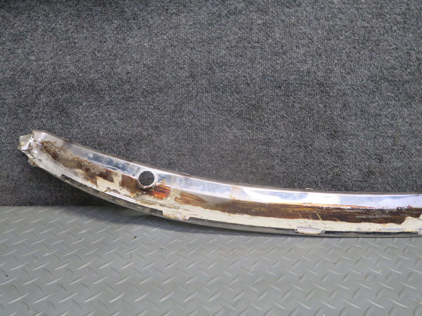 81-85 Mercedes R107 380SL Set of 4 Front Windshield Trim Chrome Molding OEM