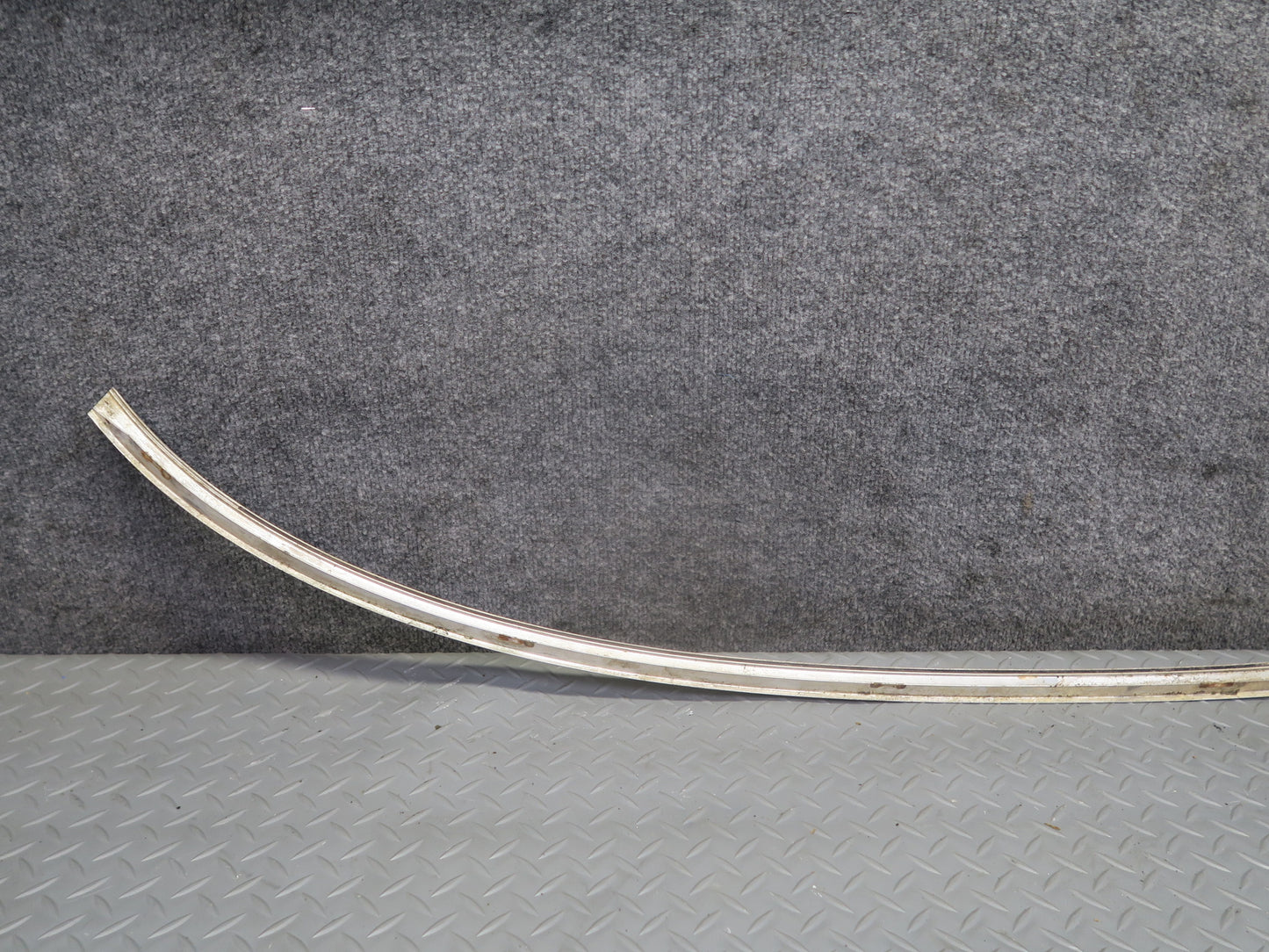 81-85 Mercedes R107 380SL Set of 4 Front Windshield Trim Chrome Molding OEM