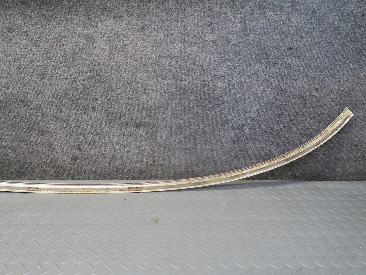 81-85 Mercedes R107 380SL Set of 4 Front Windshield Trim Chrome Molding OEM