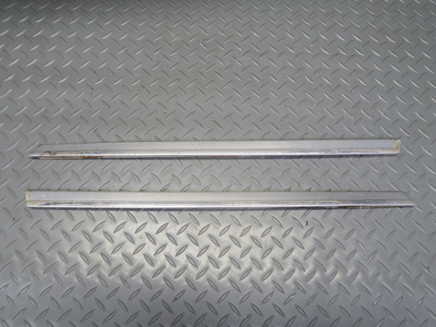 81-85 Mercedes R107 380SL Set of 4 Front Windshield Trim Chrome Molding OEM