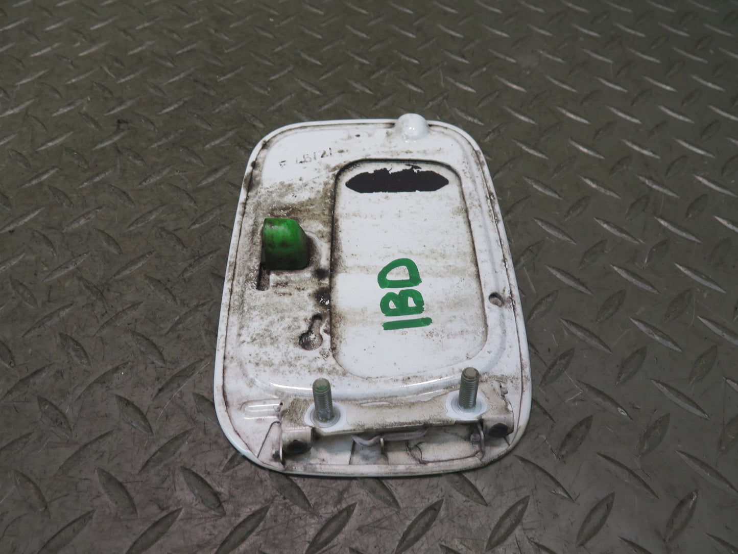 01-06 BMW E46 330ci Convertible Fuel Tank Filler Door Lid Cover White OEM