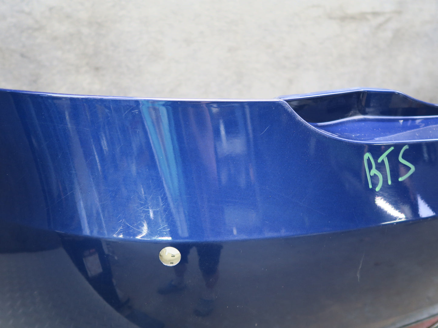 2016-2019 Tesla Model S 75D Rear Bumper Cover W/o PDC Sensors Blue