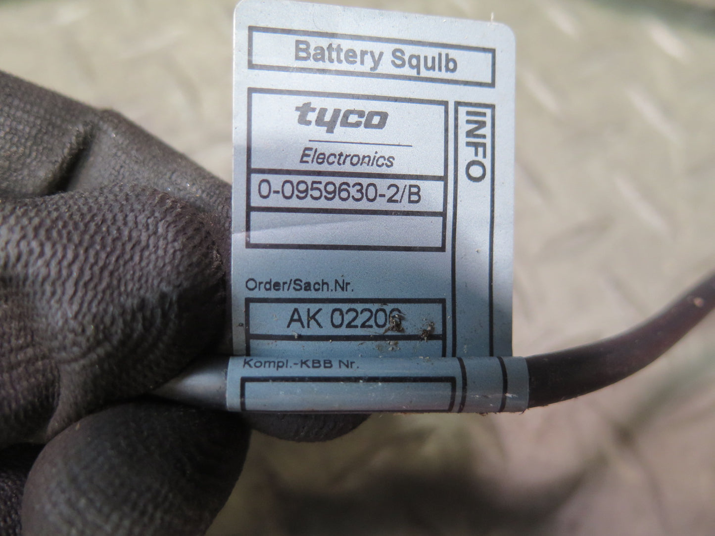01-06 BMW E46 330ci M54 Convertible Plus Pole Positive Battery Cable OEM