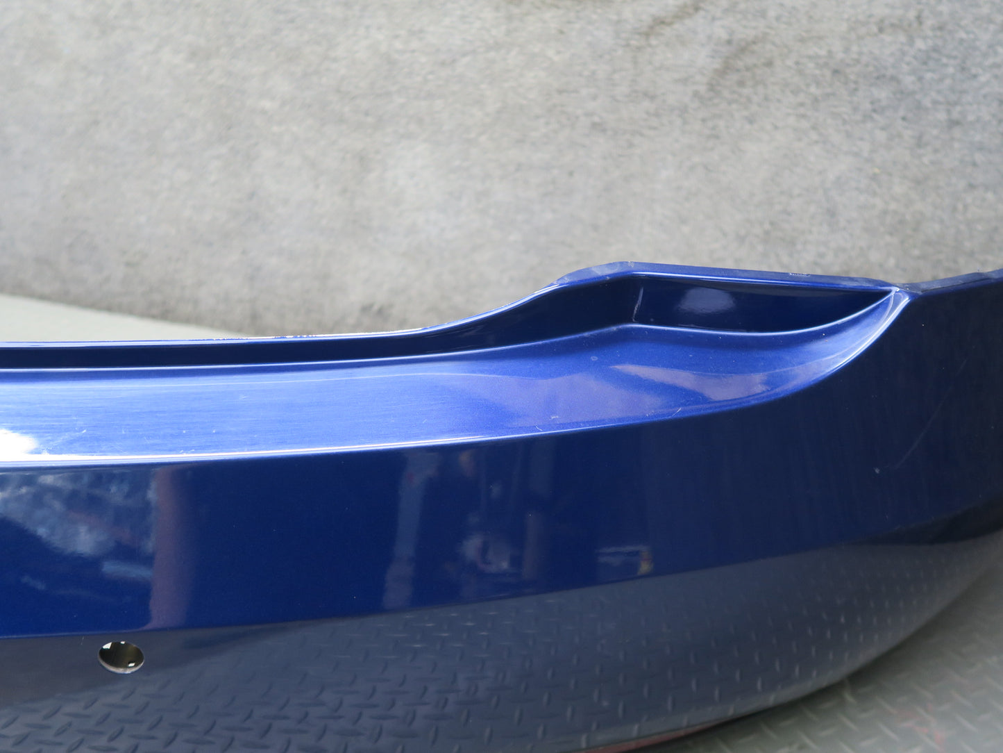 2016-2019 Tesla Model S 75D Rear Bumper Cover W/o PDC Sensors Blue