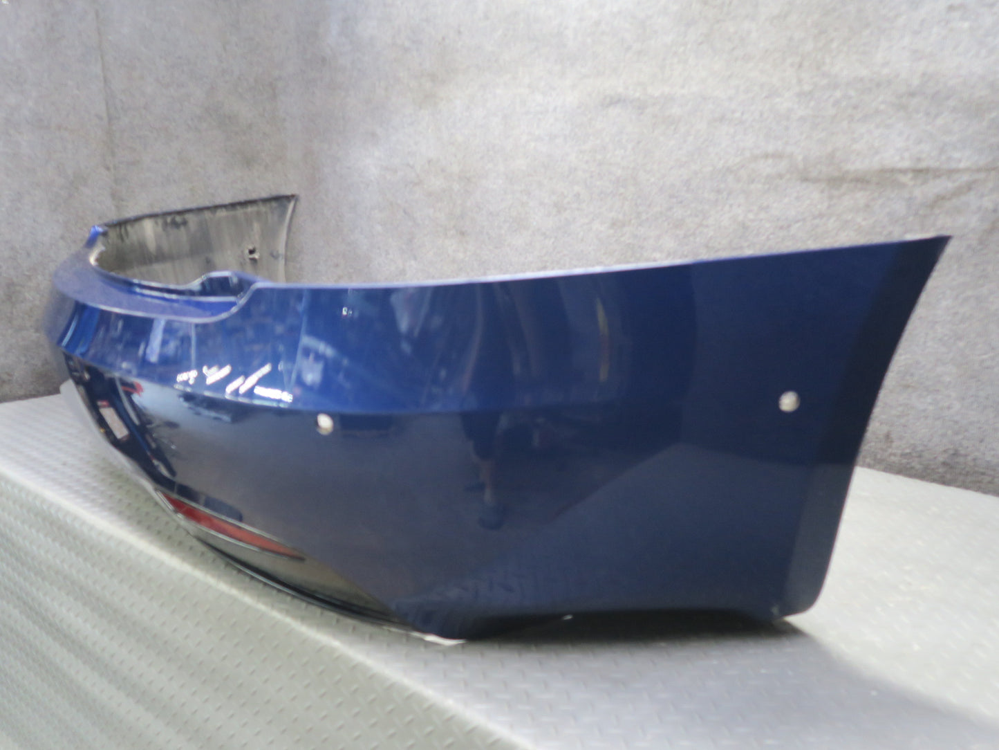 2016-2019 Tesla Model S 75D Rear Bumper Cover W/o PDC Sensors Blue