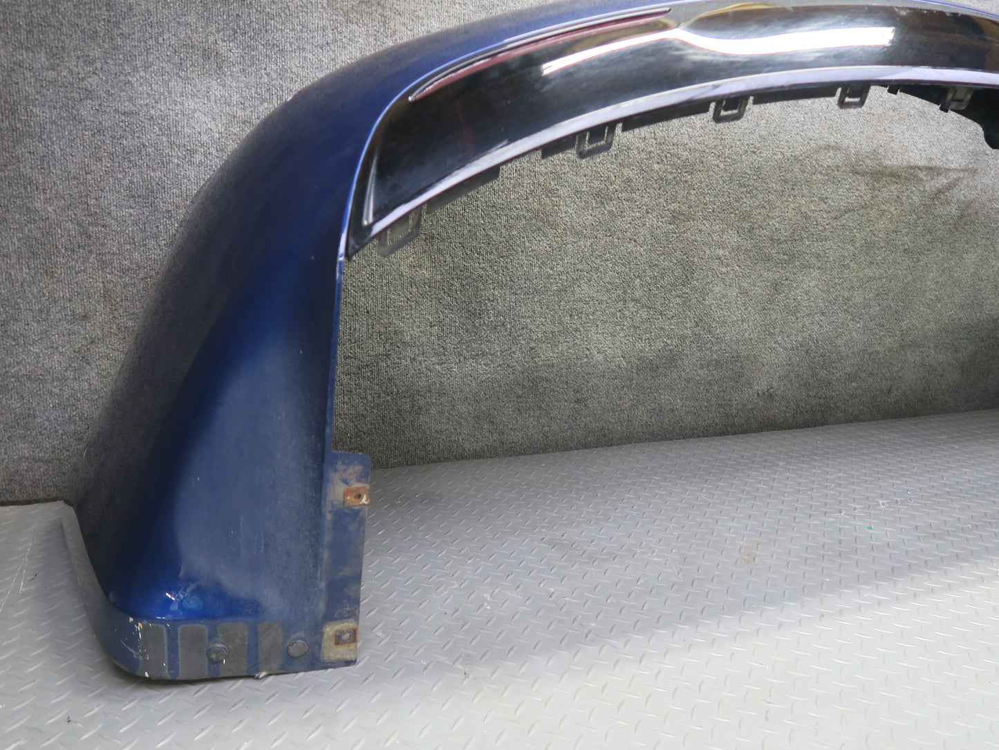 2016-2019 Tesla Model S 75D Rear Bumper Cover W/o PDC Sensors Blue