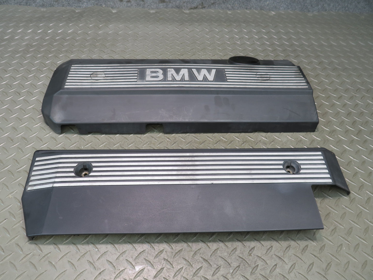 01-06 BMW E46 330ci M54 Set of 2 Engine Valve Cover OEM