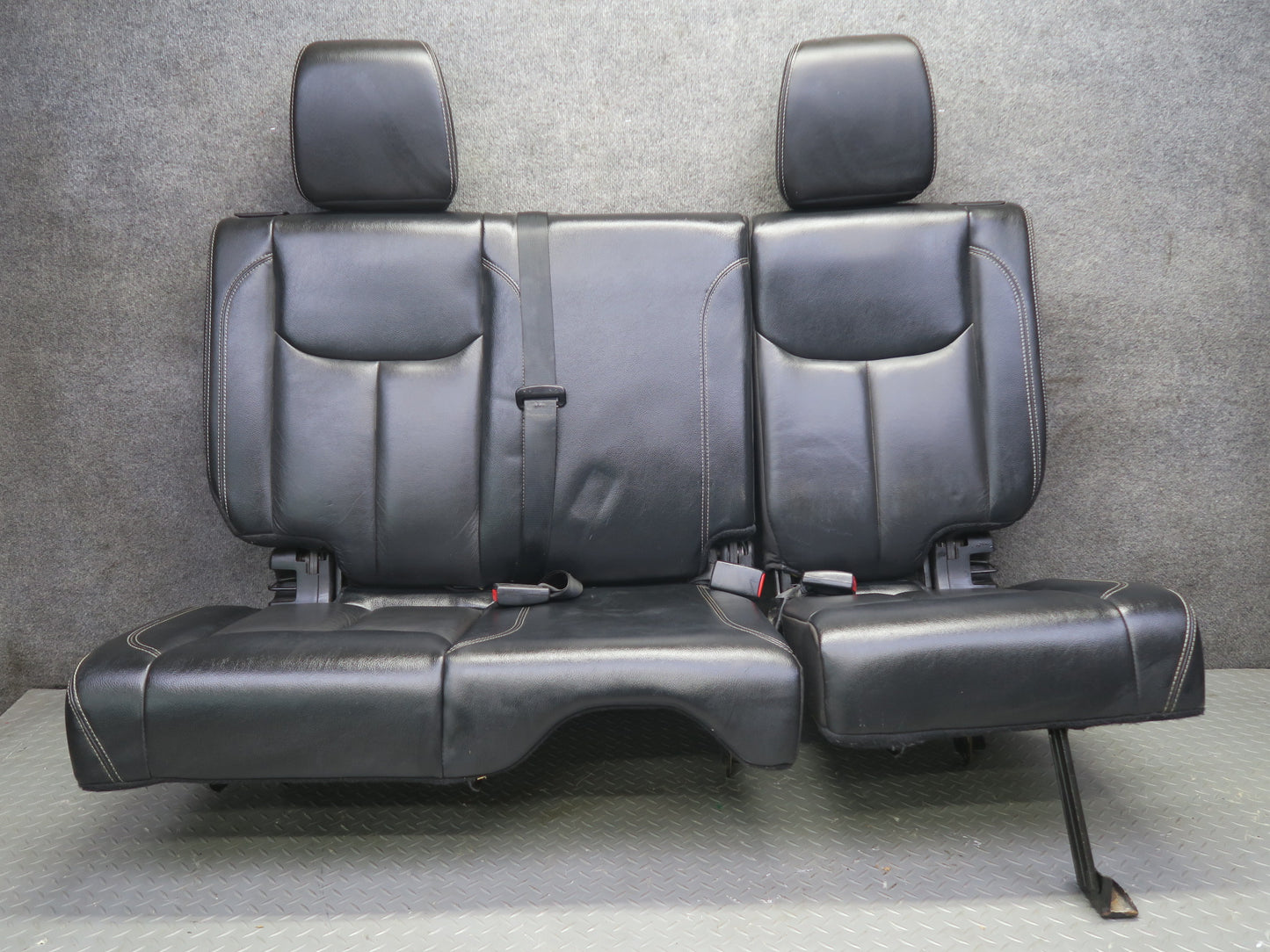 11-17 Jeep Wrangler JK 4-DOOR Rear Leather Seat Black OEM