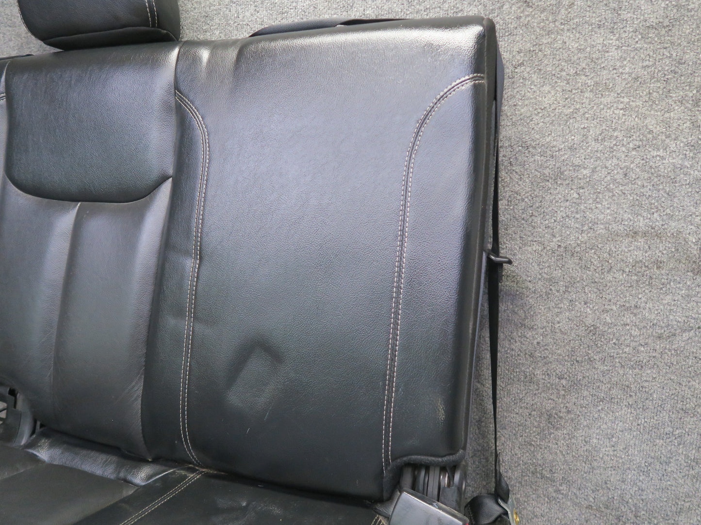 11-17 Jeep Wrangler JK 4-DOOR Rear Leather Seat Black OEM