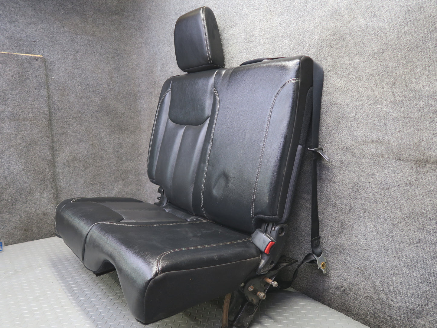 11-17 Jeep Wrangler JK 4-DOOR Rear Leather Seat Black OEM