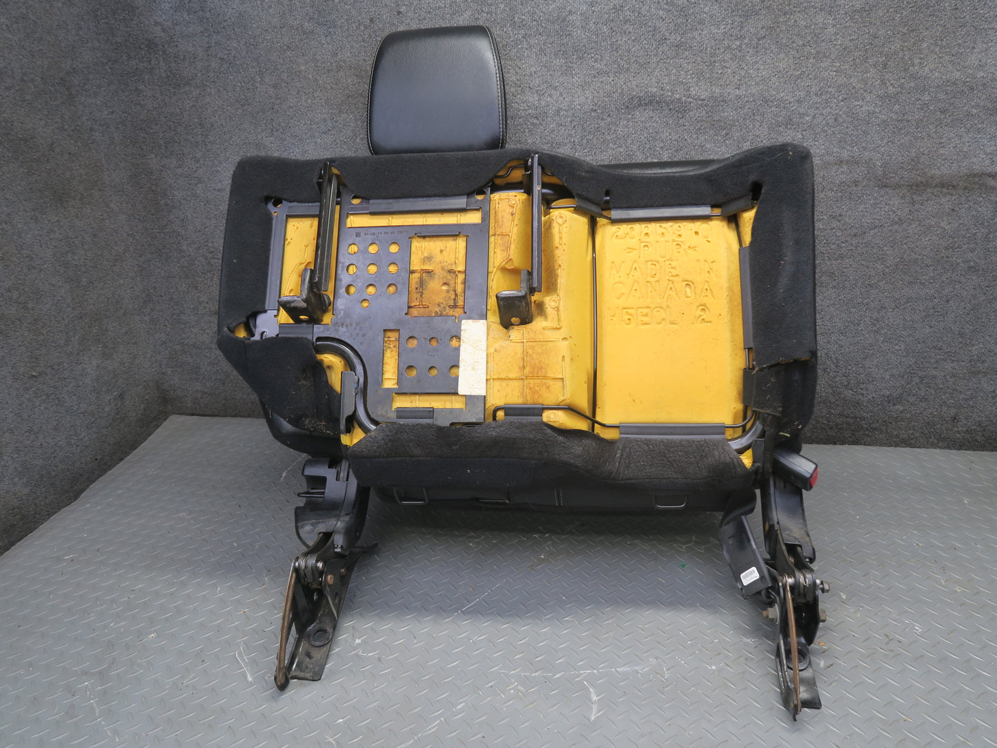 11-17 Jeep Wrangler JK 4-DOOR Rear Leather Seat Black OEM