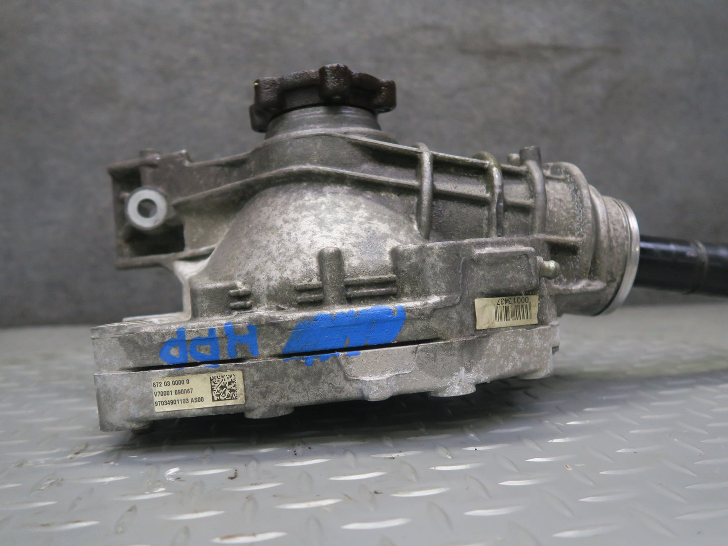 11-16 Porsche Panamera 4 970 3.6L Front Differential Axle Carrier 3.90 Ratio 37k