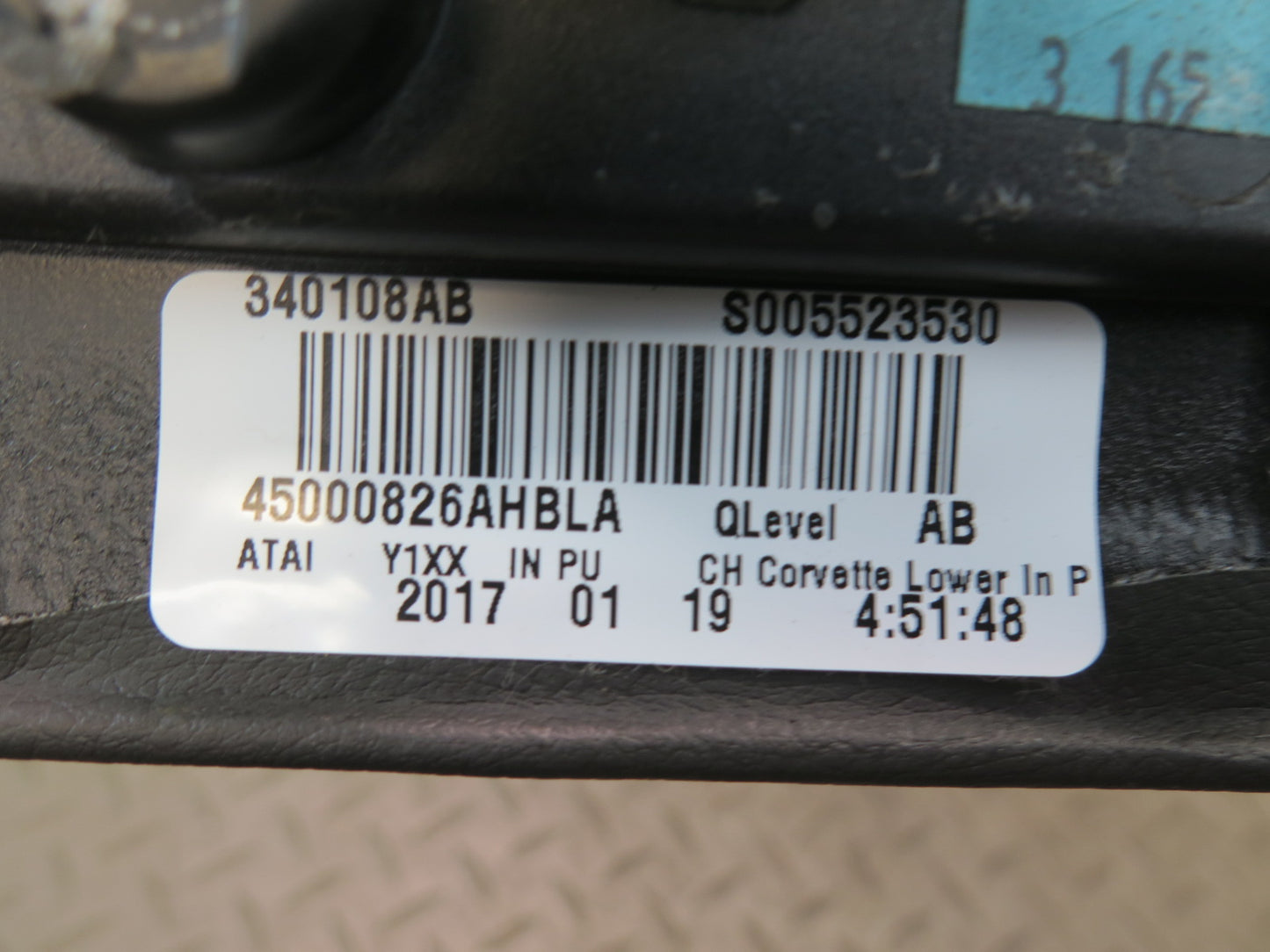 14-19 Chevrolet Corvette C7 Center Console Left Trim Cover Panel 340108AB OEM