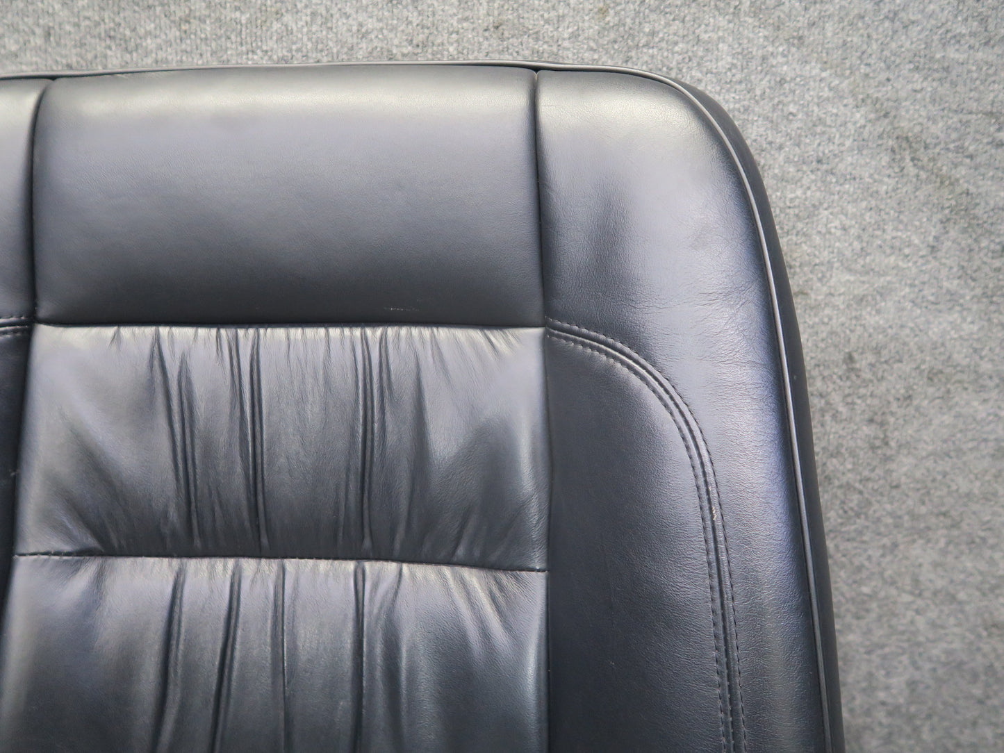 01-02 Lexus JZS160 GS300 GS430 Front Right Seat Upper Leather Cushion Black OEM