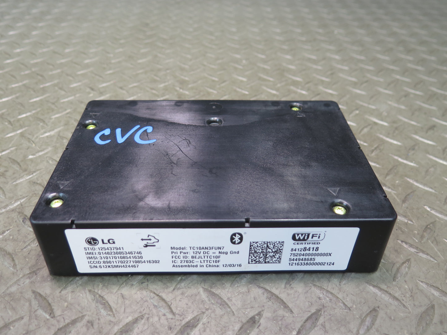 14-19 Chevrolet Corvette C7 Bluetooth Communication Control Module 84128418 OEM