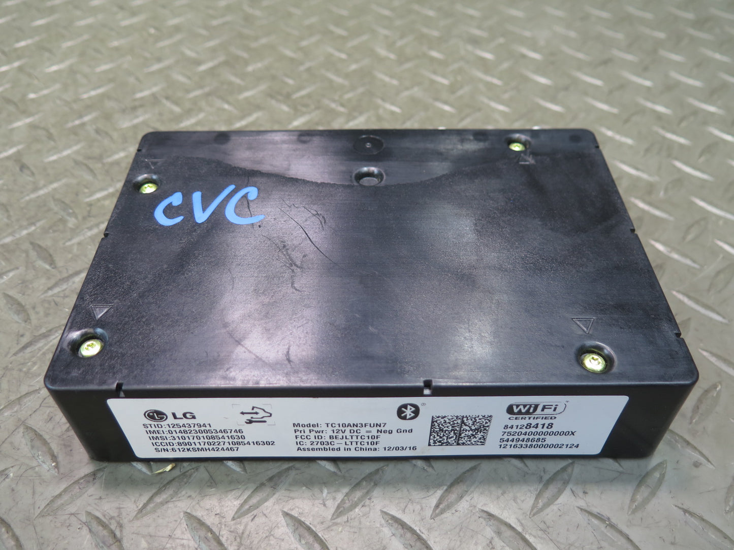 14-19 Chevrolet Corvette C7 Bluetooth Communication Control Module 84128418 OEM