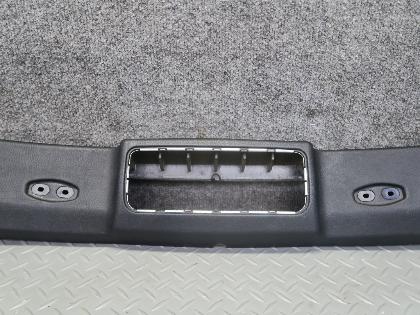 01-06 BMW E46 330ci Convertible Front Upper Headliner Trim Cover Panel Black OEM