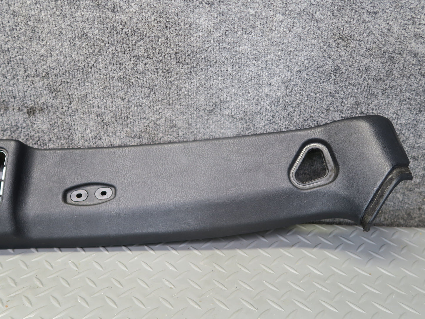 01-06 BMW E46 330ci Convertible Front Upper Headliner Trim Cover Panel Black OEM