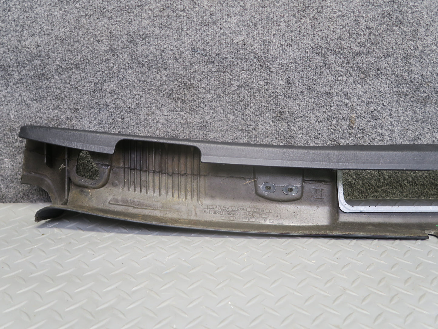 01-06 BMW E46 330ci Convertible Front Upper Headliner Trim Cover Panel Black OEM