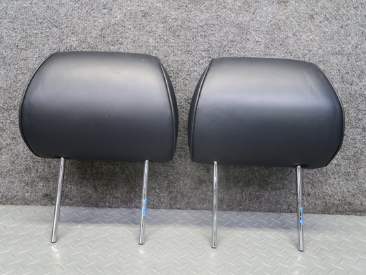 01-02 Lexus UZS160 GS300 GS430 Set of 2 Front Seat Leather Headrest Black OEM