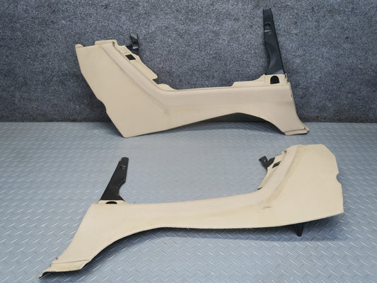 01-06 BMW E46 330ci Conv Set of 2 Rear Lower Quarter Trim Cover Panel Beige OEM