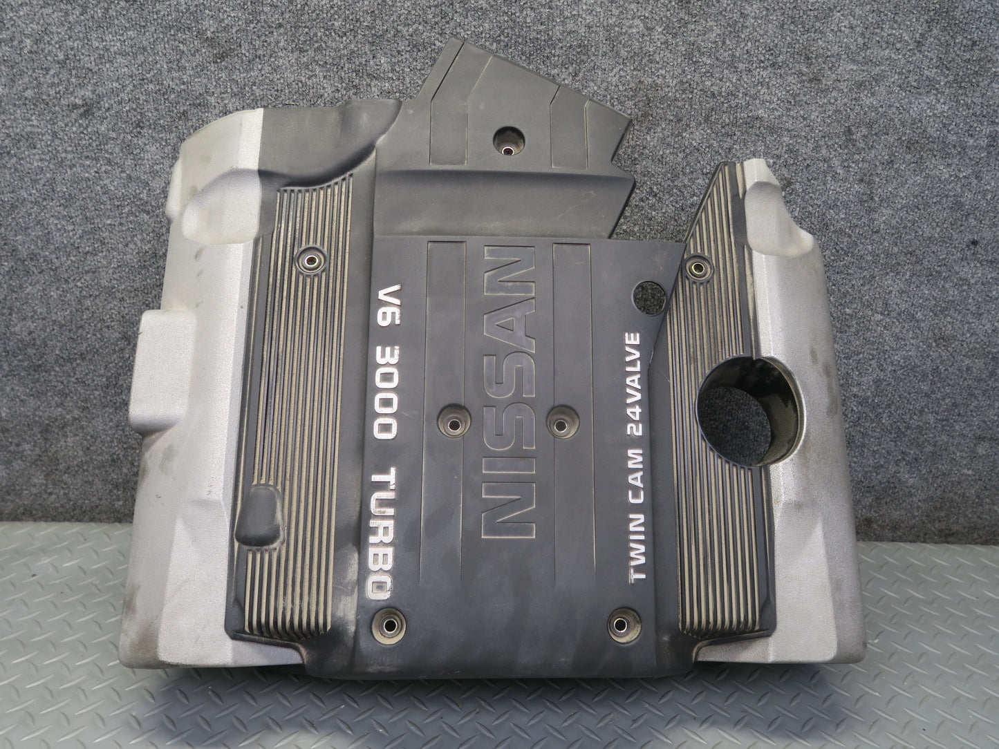95-97 Nissan Gloria Y33 VQ30DET Turbo Engine Trim Cover Panel 60K Miles OEM