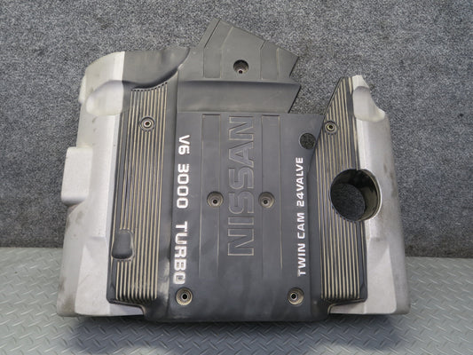 95-97 Nissan Gloria Y33 VQ30DET Turbo Engine Trim Cover Panel 60K Miles OEM