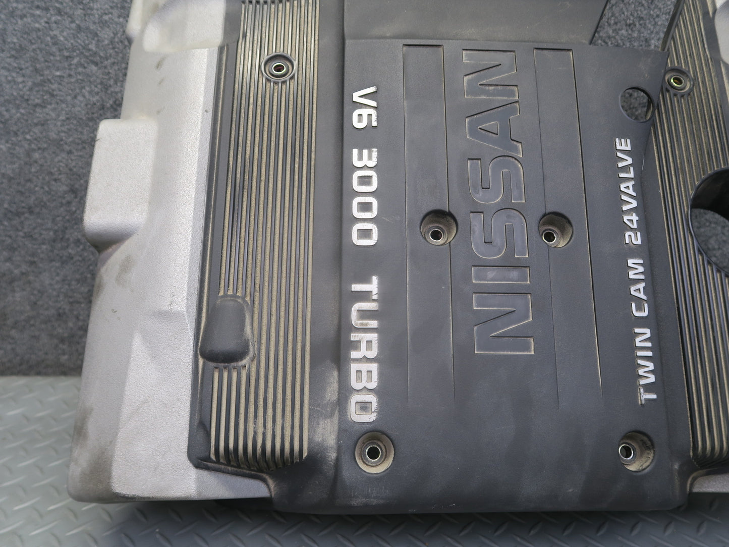 95-97 Nissan Gloria Y33 VQ30DET Turbo Engine Trim Cover Panel 60K Miles OEM