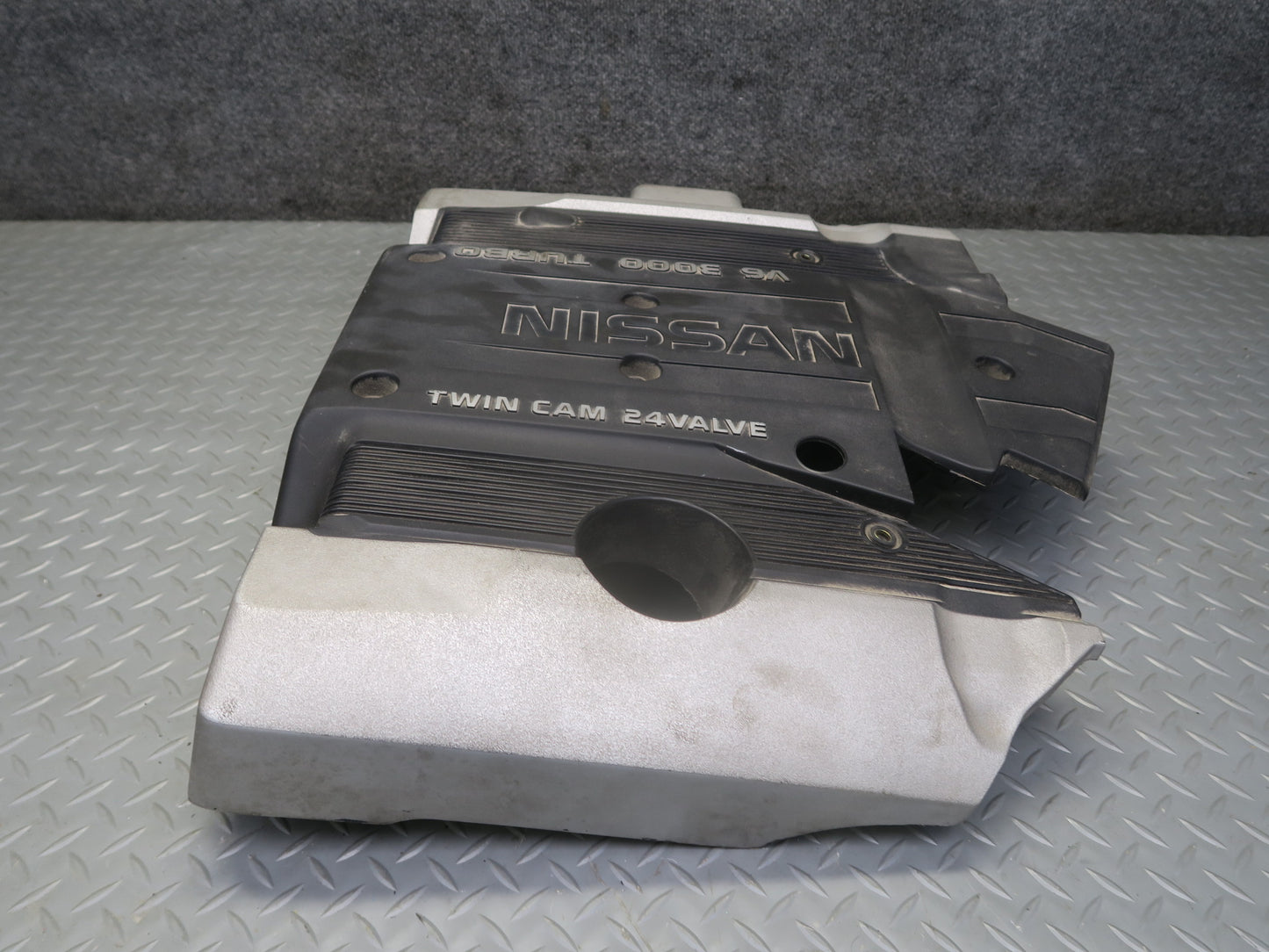 95-97 Nissan Gloria Y33 VQ30DET Turbo Engine Trim Cover Panel 60K Miles OEM