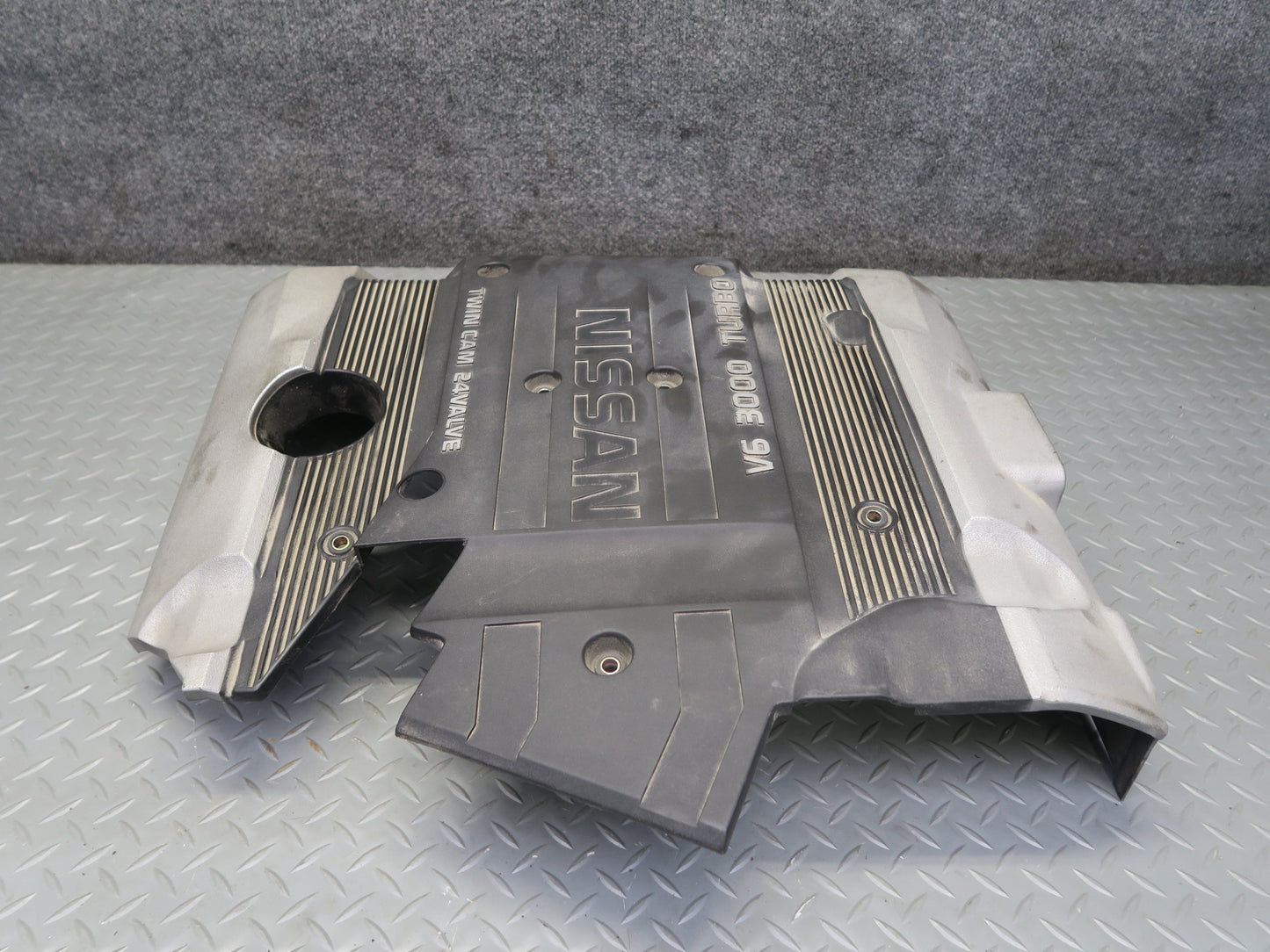 95-97 Nissan Gloria Y33 VQ30DET Turbo Engine Trim Cover Panel 60K Miles OEM