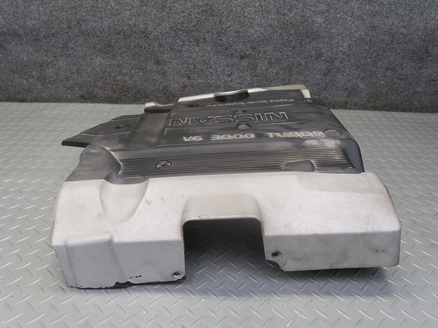 95-97 Nissan Gloria Y33 VQ30DET Turbo Engine Trim Cover Panel 60K Miles OEM