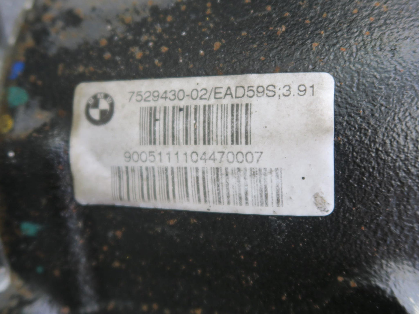 04-06 BMW E53 X5 4.8is Rear Axle Differential Carrier 3:91 Ratio 7529430 OEM