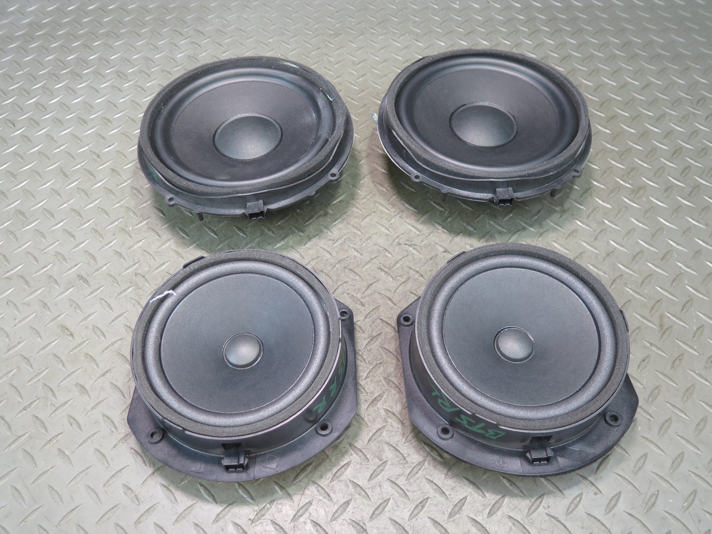 2016-2019 Tesla Model S 75D Front Rear Right & Left Side Door Audio Speaker Set