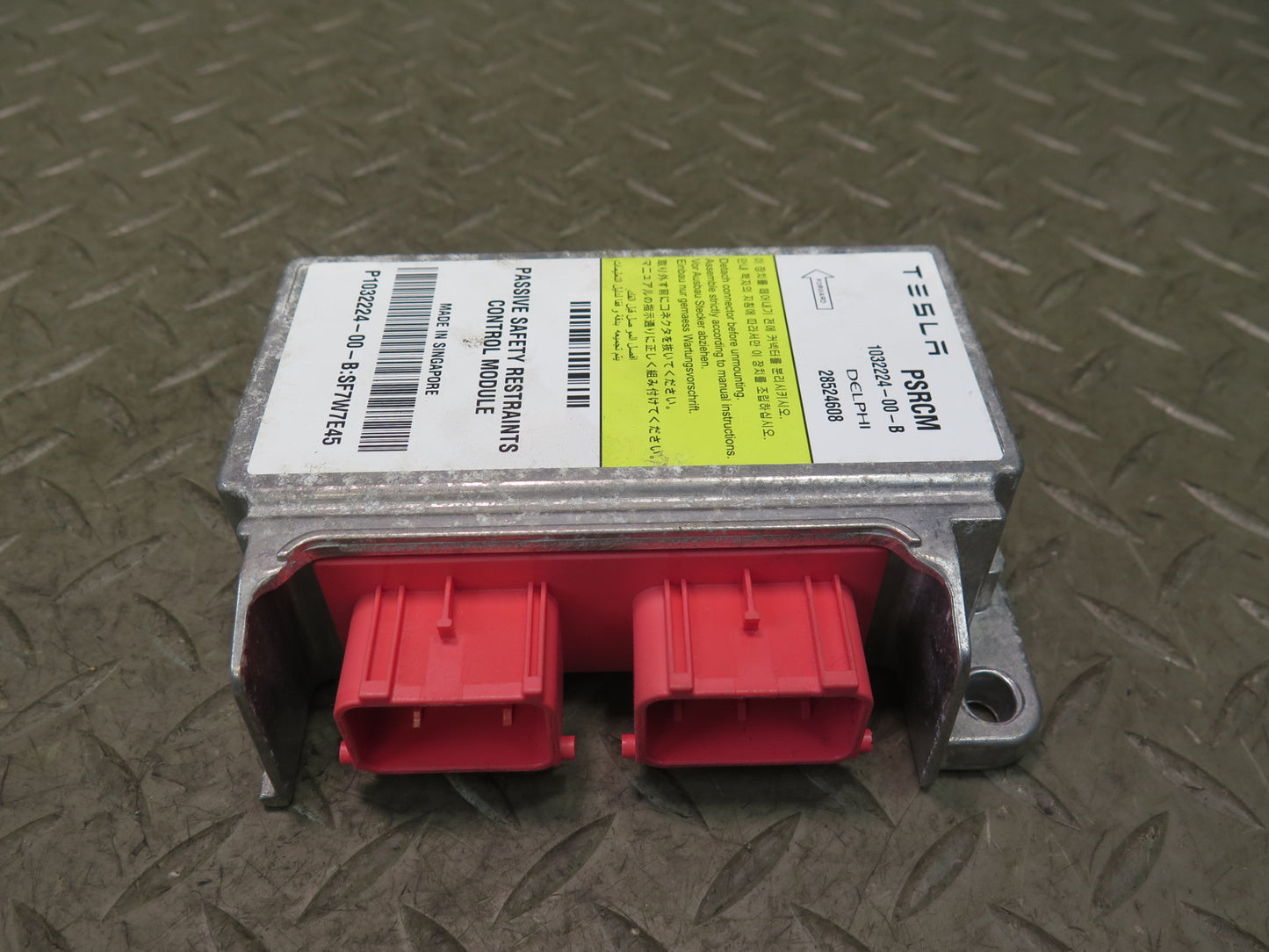 16-19 TESLA MODEL S 75D PASSIVE RESTRAINT DIAGNOSTIC COMPUTER SRS MODULE OEM