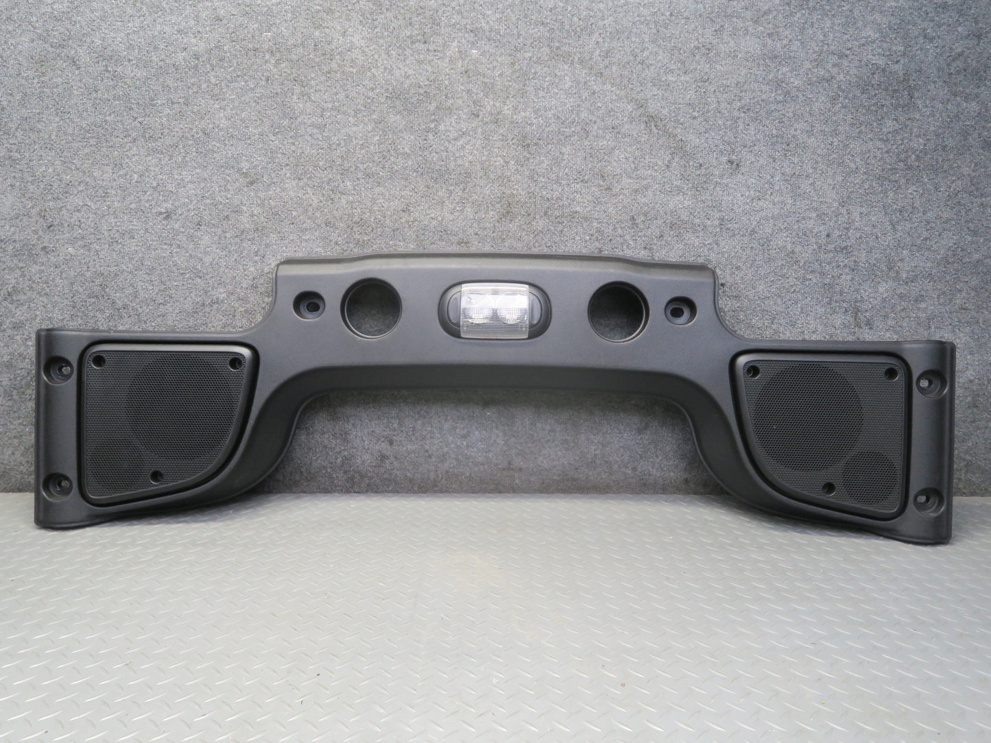 15-17 Jeep Wrangler JK Overhead Soundbar Speaker Trim Panel w Dome Light OEM
